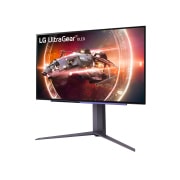 Vista diagonal del Monitor Gamer UltraGear OLED de 27''
